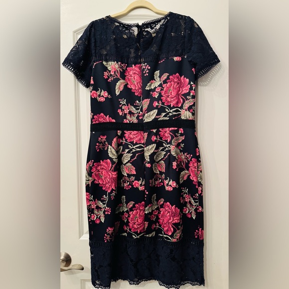 Tadashi Shoji Purple Lace Dress - Picture 2 of 6